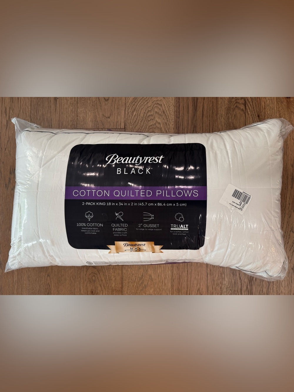 BEAUTYREST BLACK
2pk Luxurious Down Alternative Pillows